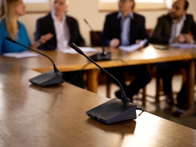 People in a meeting
